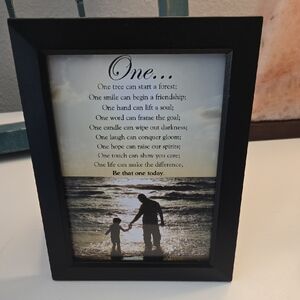 Black Framed Inspirational Quote by [Brand]